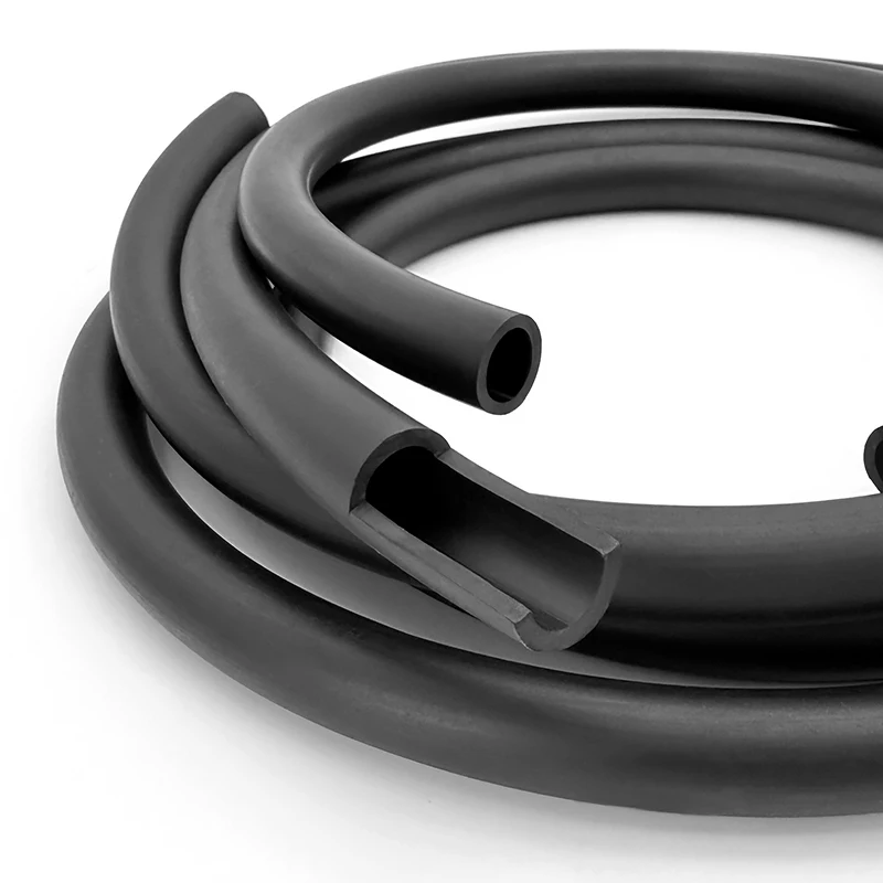 Black FKM Vitons Petrol Diesel Hose ID 2/3/4/6/8/10/12mm Corrosion Resistant Anti-Tear Temp Resistant Heavy Duty Tube