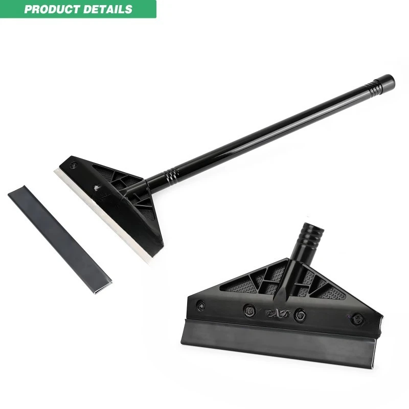 8-Inch Heavy Duty Scraper with Long Handle Razor Blade Scraper Industrial Strength Scraping Tool
