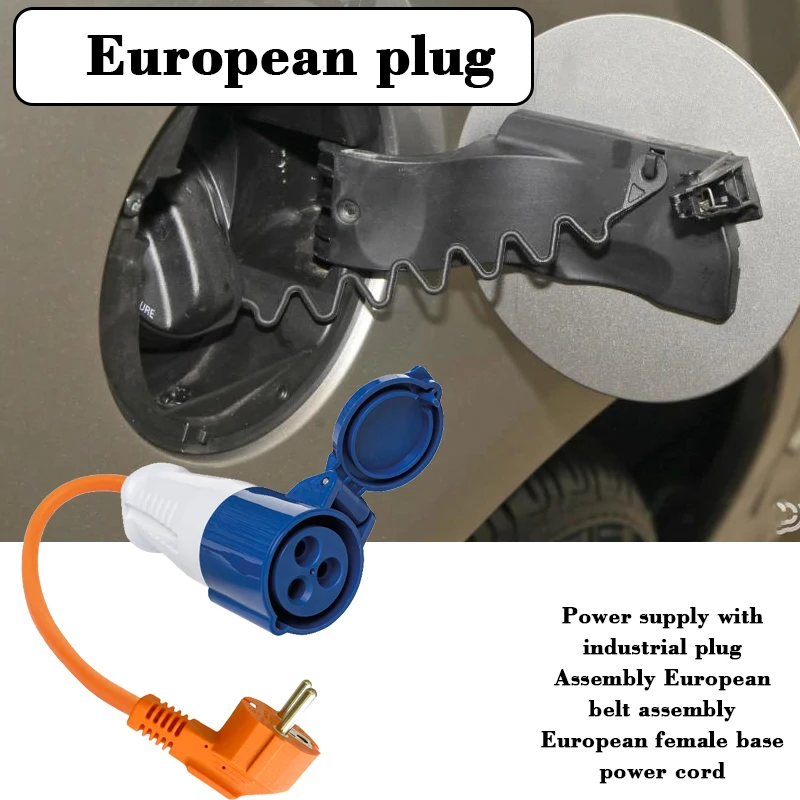 

1pcs RV Hook Up Converter Plug Socket Adaptor Caravan 3Pin 240V With Industrial Plug Power Caravan Motorhome Car Accessories