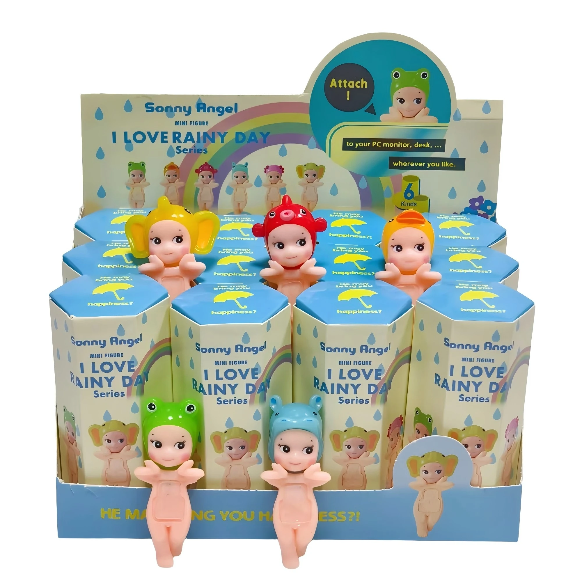 

Cute Mini Figure Anime Character Doll Model Decoration Toy Children Gift Surprise Box S Angle I Love Rainy Day Series Blind Box