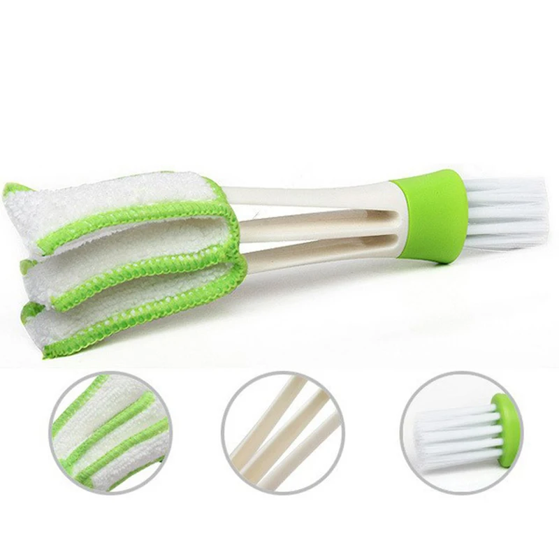 Plastic Car Cleaning Tool Brush Auto Air Conditioning Vent Cleaning Dashboard Dust Brush Interior Cleaner Car Wash Accessories