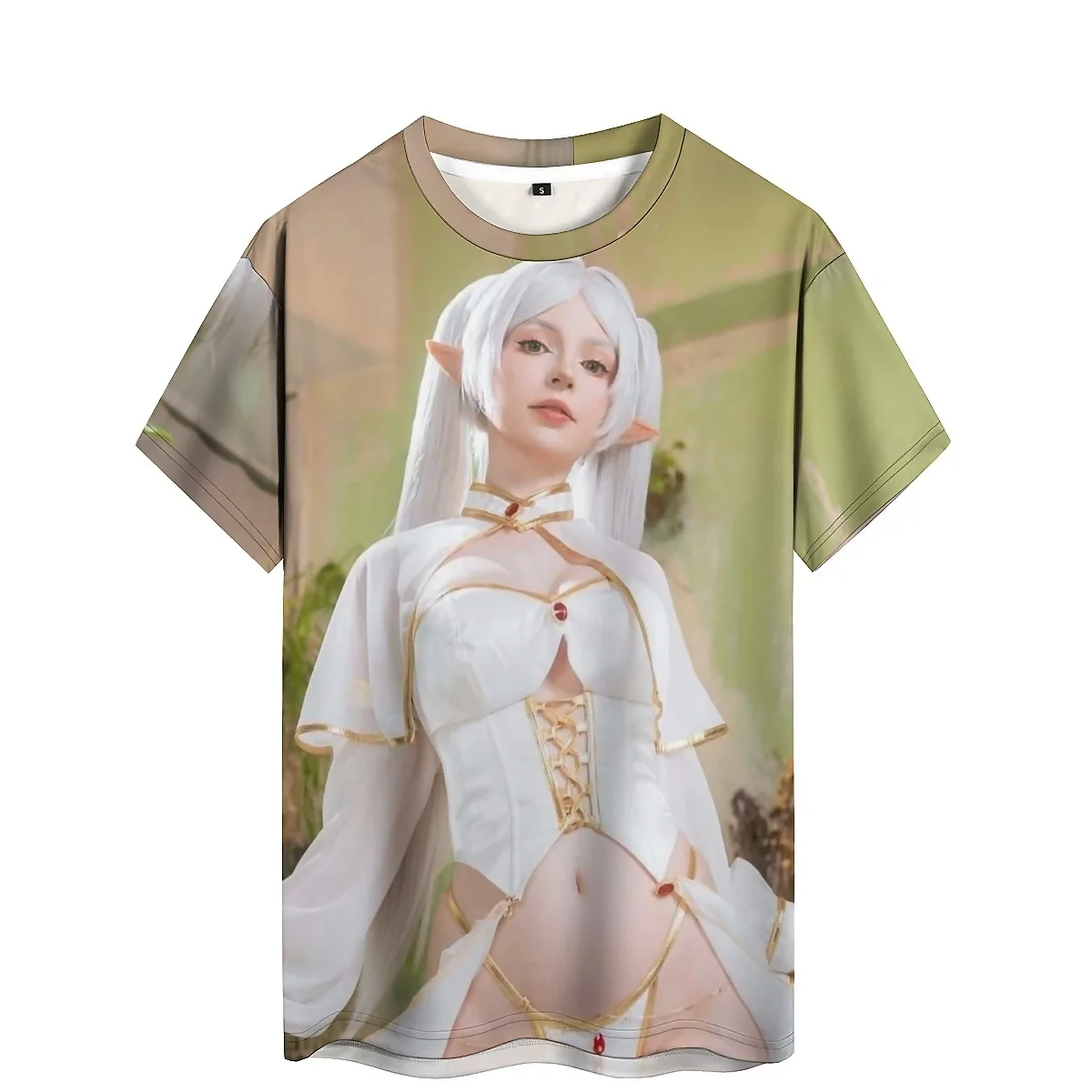 

All-Season Gothic Style Men's 3D Printed Short-Sleeve T-Shirt - Loose Fit Men's 3D Top
