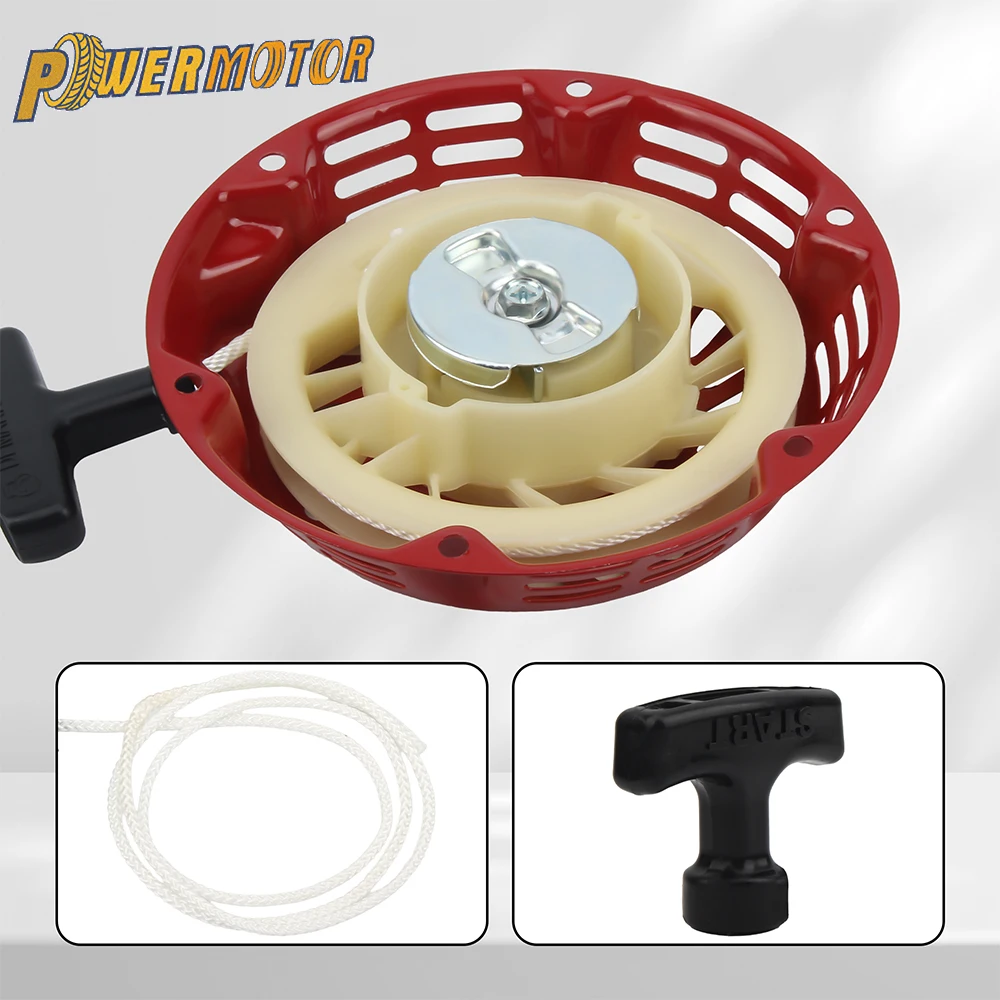 

Motorcycle Parts Pull Recoil Starter Garden Start Recoil Assembly Kit For Honda GX160 GX168 GX200 5.5/6.5HP Engine Motor