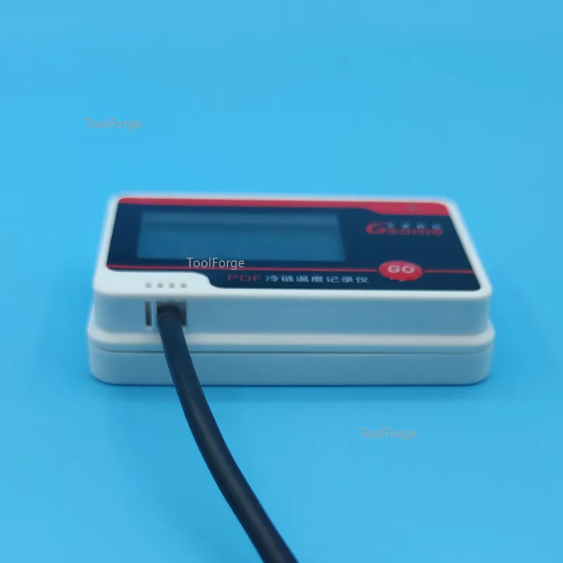 External Temperature and Humidity Probe, Portable Temperature and Humidity Recorder Directly Export Data Reports Without Driver