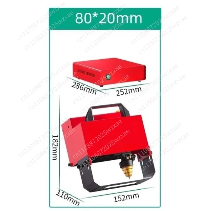 

Pneumatic Marking Machine 100x20 170x110 140x40mm Touch Screen For Nameplate Cylinder Number Frame Chassis