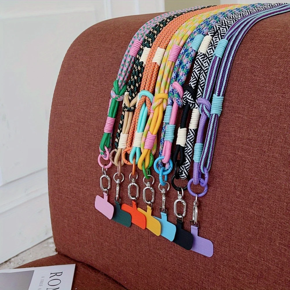 

[Ls] Mobile phone lanyard Crossbody back & portable dual-purpose removable outdoor travel shopping mountaineering strap rope