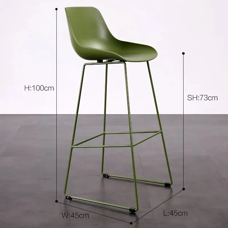 Sedie da bar in stile nordico Sgabello moderno di lusso Seggiolone di lusso di design Cucina Sillas Para Comedor Mobili di lusso