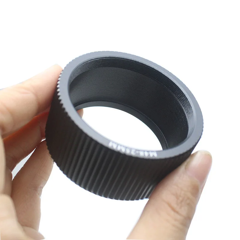 15mm Parfocal Length Adapter Ring for Microscope - Converts Between M25 and RMS Objective Threads