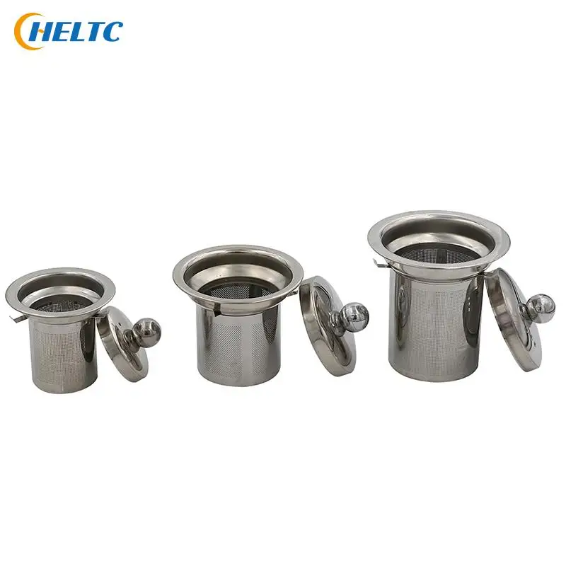 

Reusable Tea Strainer Stainless Steel Mesh Tea Infuser Teapot Tea Leaf Spice Filter Drinkware Kitchen Gadget Teapot Teaware Tool