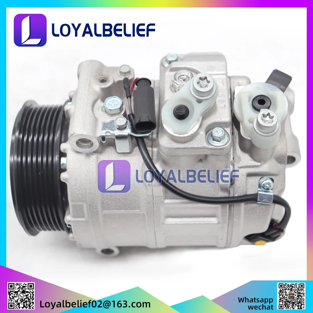 

1638300084 A/C AC Compressor For MERCEDES BENZ ML500 ML550 GL450 GL550 ML350 R350 R500 A002230551180 0022305211 2518350047 7PK