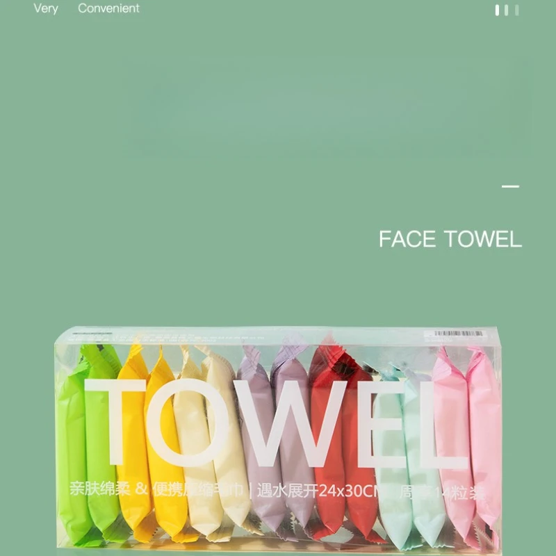 Disposable Face Towel Portable Packaging Compressed Towel Face Towel Travel Independent Packaging Go Out Cleansing