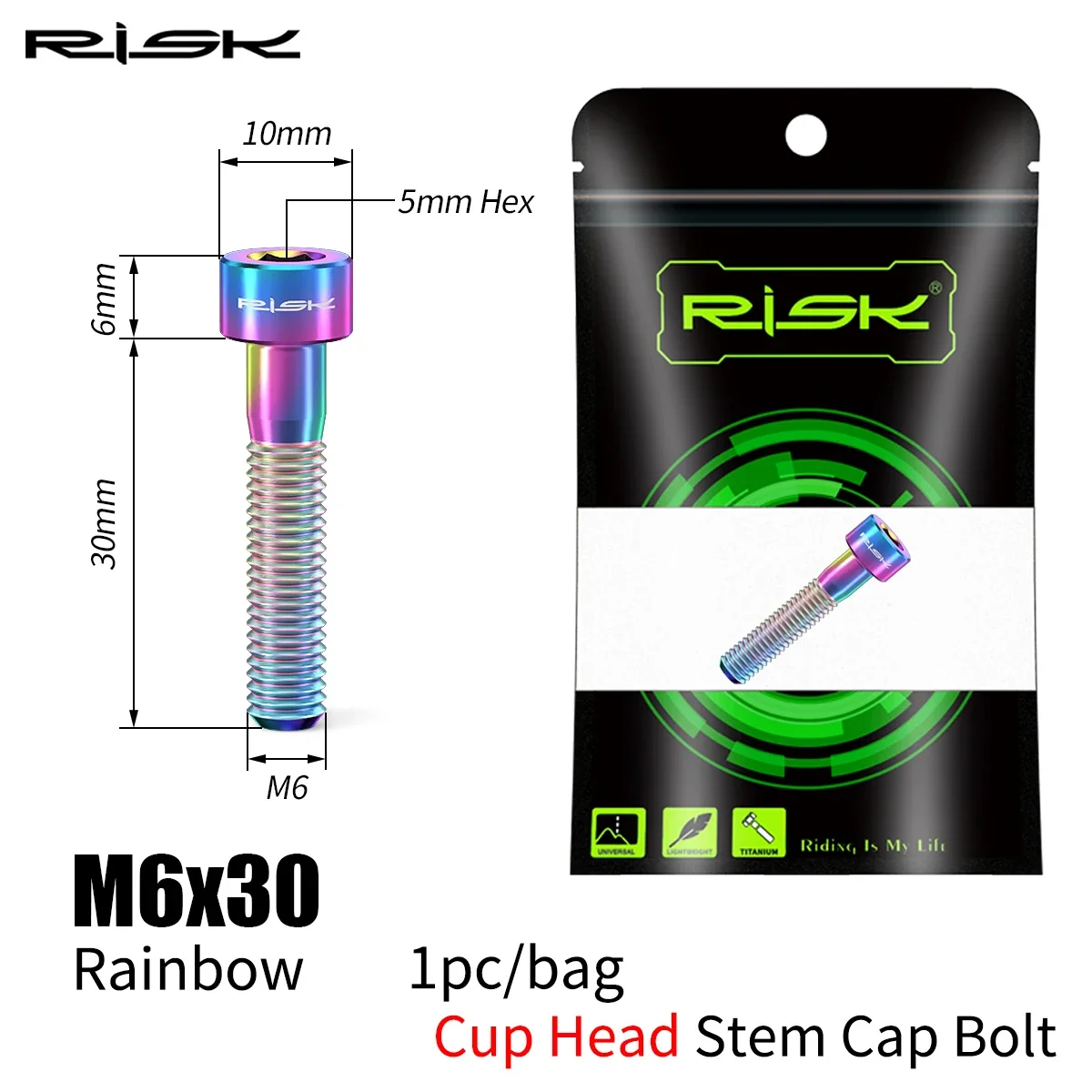 Variant: M6x30 Rainbow