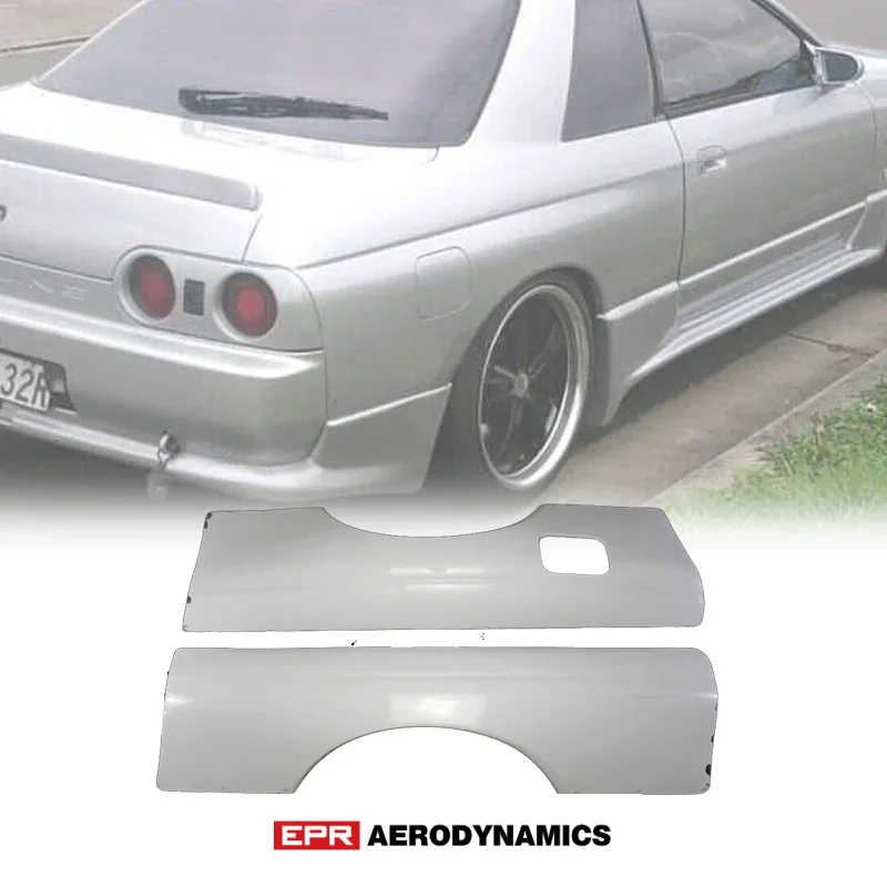 WID Style FRP Fiber Unpainted Rear Fender+30MM For Nissan Skyline R32 GTS Car accessories Exterior Body kits