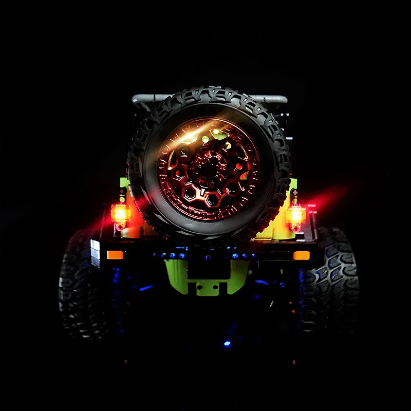Kit d'éclairage LED RC DIY pour voiture de sport technique LEGO 9829-2 (lumière LED uniquement, modèle sans blocs)