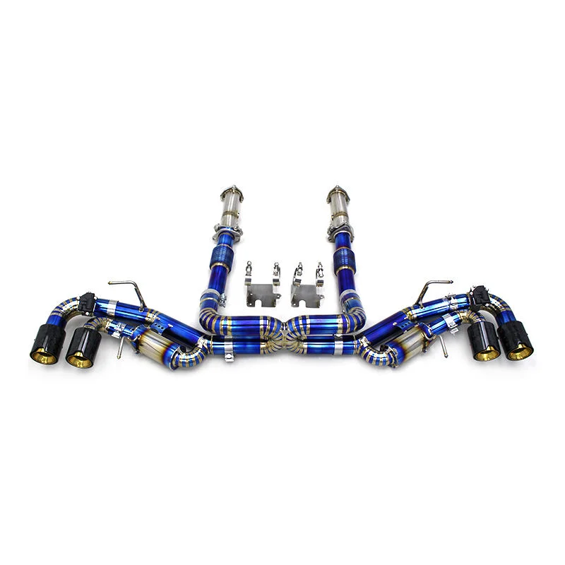 

Titanium Catback + SUS304 Downpipe For Chevrolet CORVETTE C8 2019-2025 Electronic Valve MP Tips Performance Full Exhaust