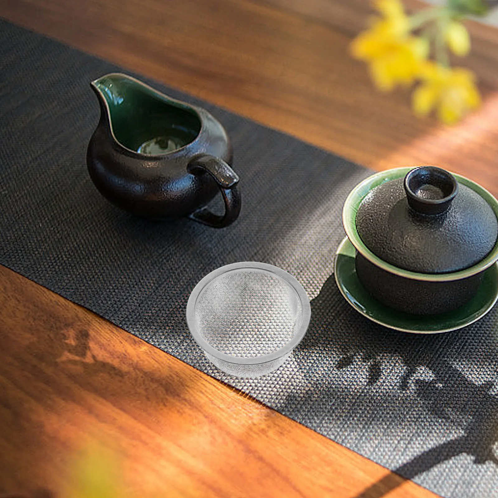 

4 Pcs Tea Filter Infuser Stainless Steel Mesh Strainer 8cm Diameter 6 9cm Height Home Supplies Practical Design Tea Pot