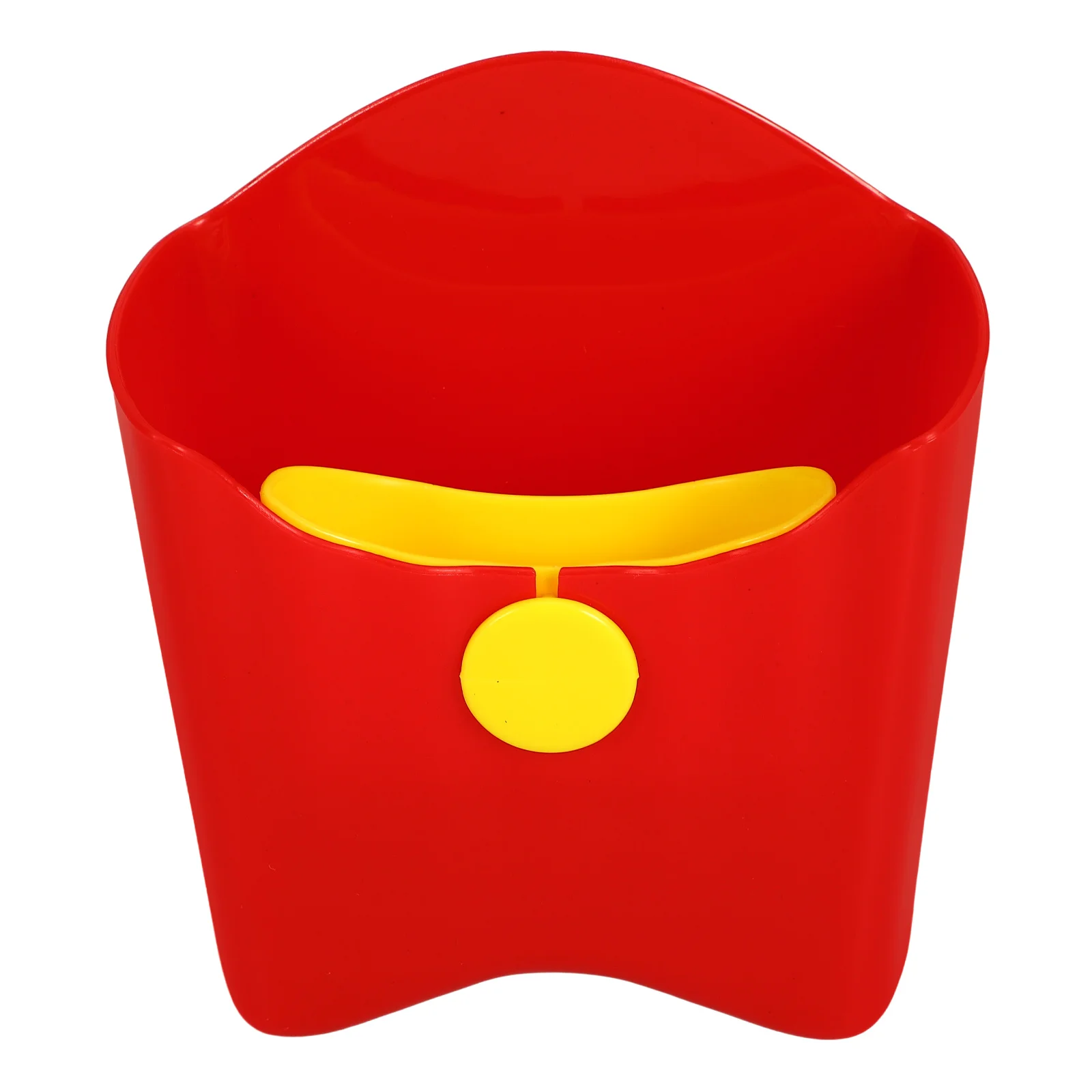 

1pc Snack Storage Box Reusable French Fry Cups Lightweight Plastic Food Container Portable Fries Holder for Travel Outdoor