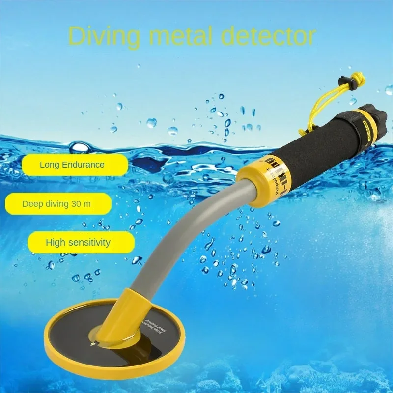 Underwater 30 meters waterproof metal detector handheld metal detector diving salvage treasure hunter 750