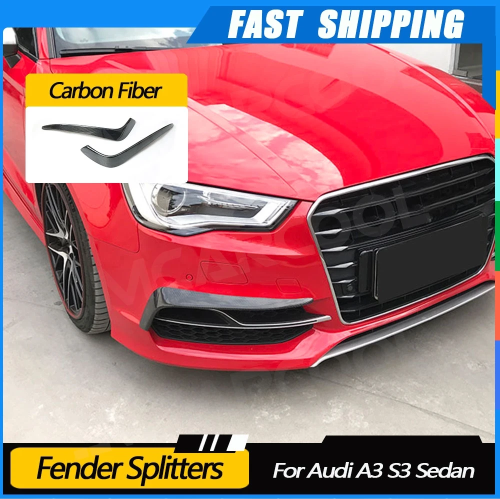 

Накладки на передние противотуманные фары JMCARCOOL из карбона для Audi A3 S3 Sedan Hatchback 2013-2019, в стиле RS3