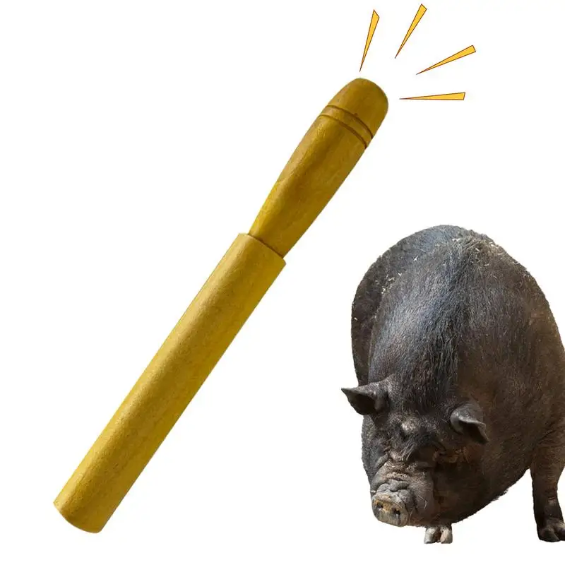 1pcs Hunting Wooden Hog Whistle Portable Imitation Sound Hog Call Tool Wild Hog Hunting Call Whistle Outdoor Hunting Accessories