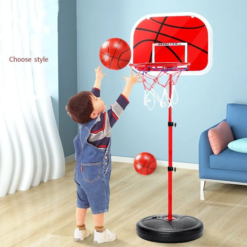 Basketball Hoop 63-150CM Toddler Adjustable Stand Rack Toys For Kids Baby Outdoor Indoor Ball Sport Basket Holder Hoop Game