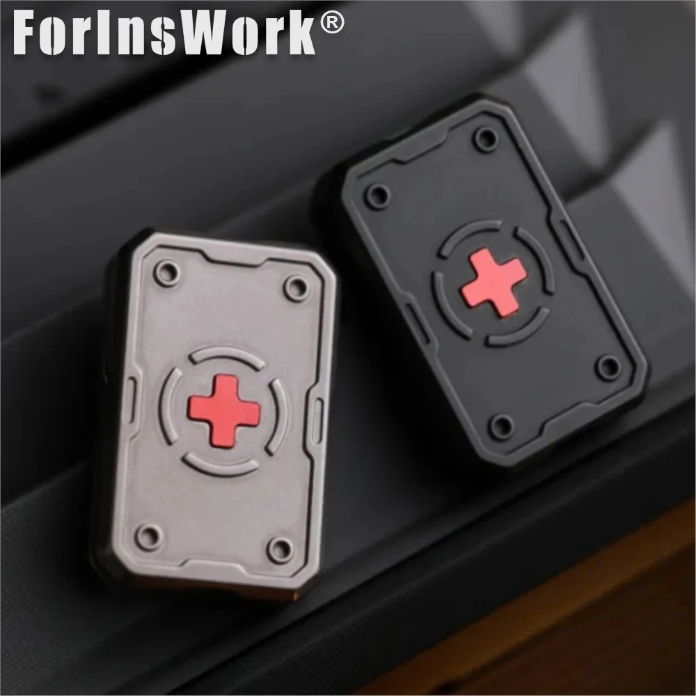 ACEdc Platinum Bastion Tactical Shield Three Modes Mechanical Push Slider Cool Fidget Toys Fidgets Slider Finger Toys