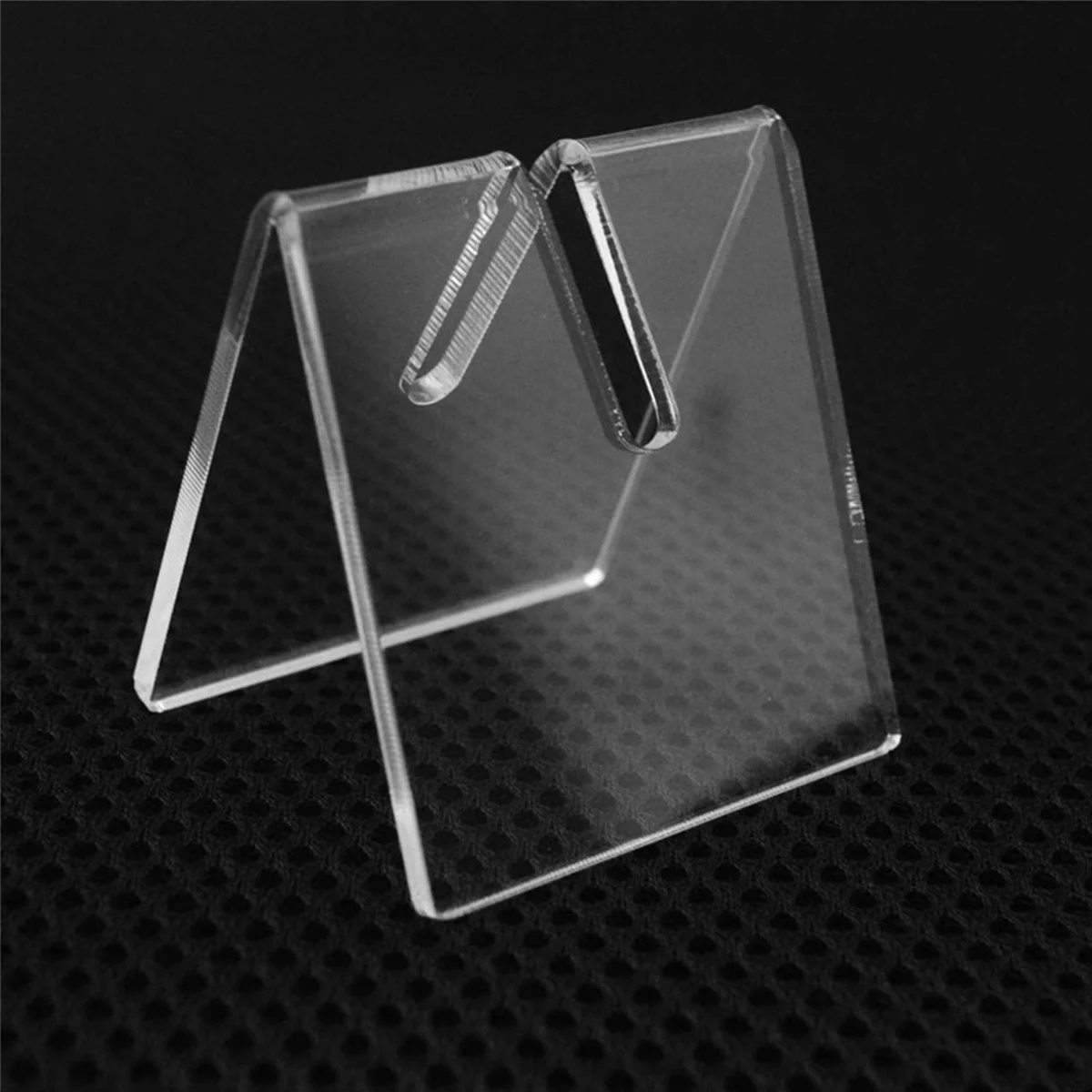 

ABLK 10PCS Clear Acrylic Knife Blade Display Stand Holders Folding Knife Display Stand Holder Pocket Knives Showcase Rack