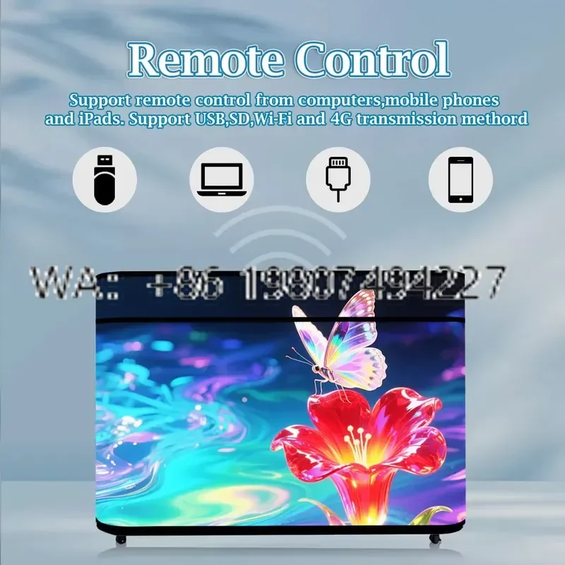 P1.8 Full Color LED Display for DJ Booth Table Customizable Shaped Screen for Music Festival Stage Visuals