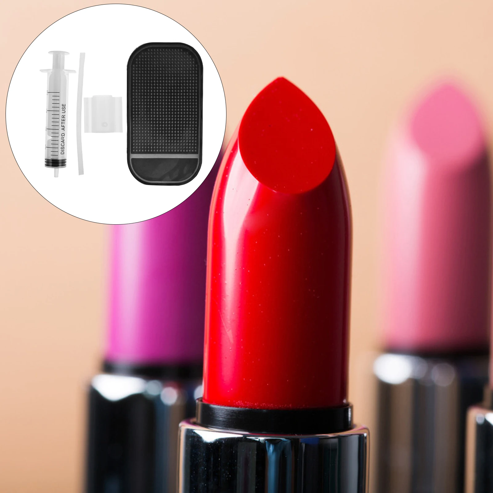 Set di strumenti per stampi in silicone per rossetti fai-da-te Facile da sformare Robusto riutilizzabile Uso versatile per forniture di kit di balsamo per labbra fatto in casa