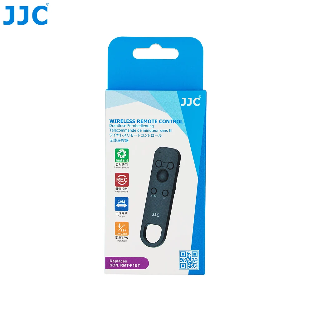 JJC BTR-S1 Wireless Bluetooth Remote Control for Sony Camera ZV-E1 ZV-E10 ZV-1 FX30 A7R  A7M4 A7IV A7III A7 IV A7 III A7CR A6400