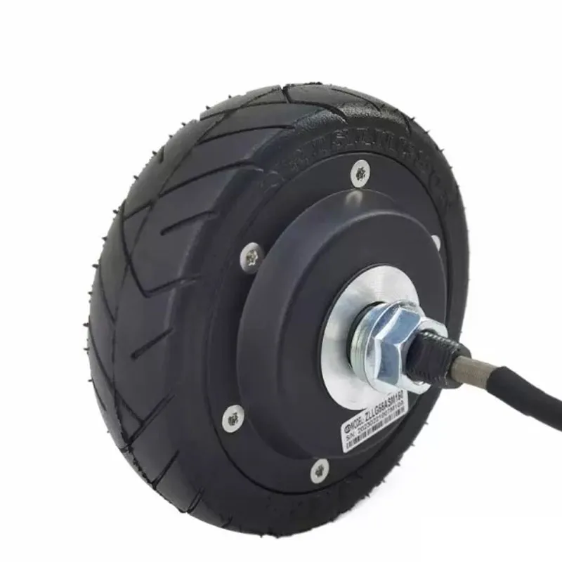 5.5 Inch Robot Wheel Hub Servo Motor with Built-in Encoder Single Shaft Or Double Shaft Option for Robotics Projects