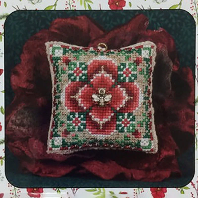 

ZC197 Наборы для вышивки крестом Наборы для вышивания крестиком Набор для рукоделия ниток Игла для булавок Подушка Biscornu Счетная вышивка крестиком