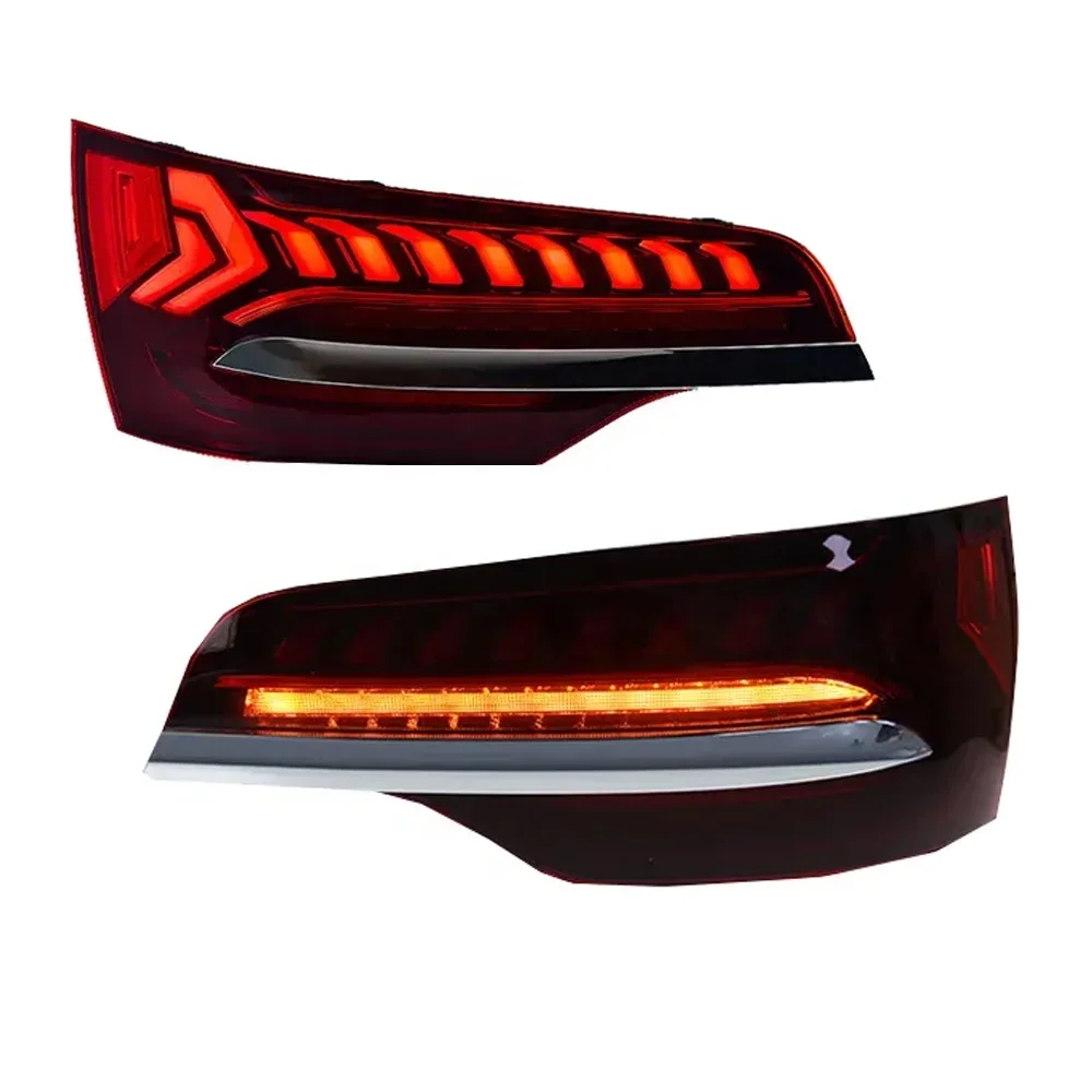 Archaic LED Taillight for Audi Q7 Tail Light 2006-2015 with Animation Sequential Audi Q7 2007 2008 Tail Lights Replacement