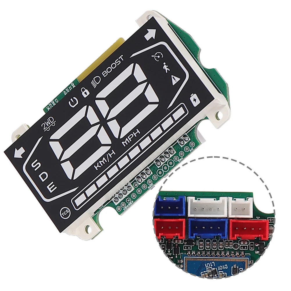 

Led Display For Electric Scooter Led Scooter As Picture Shown LED Display Instrument Premium PCB Material Clear Screen Display