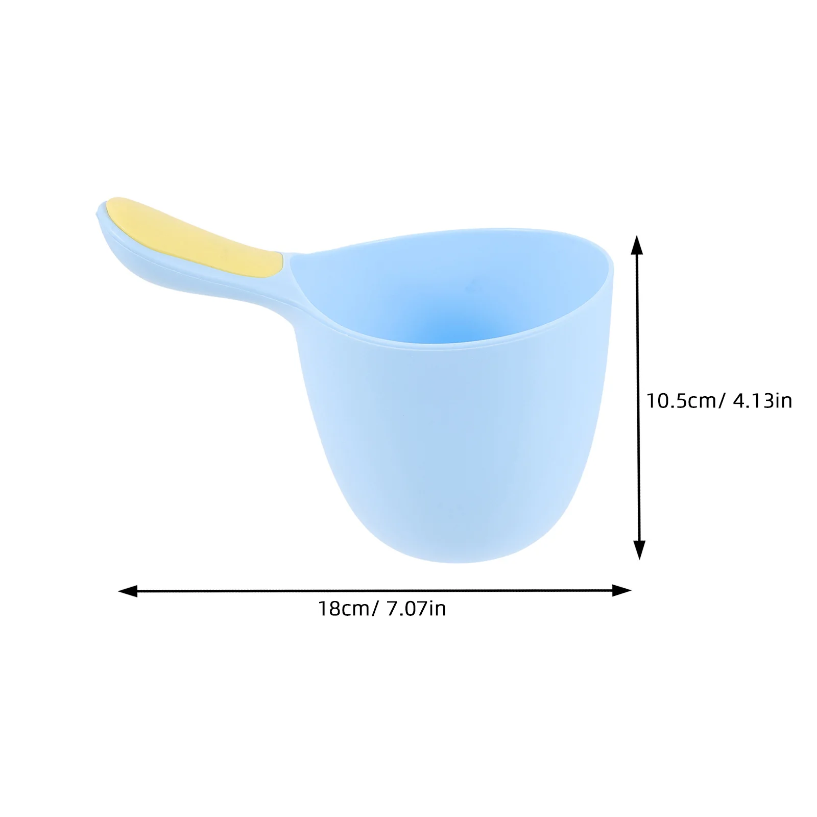 3 pezzi per bagnetto per bambini, mestolo per lavare i capelli, con manico lungo, paletta portatile per la cucina di casa, bagno, irrigazione, miscelazione
