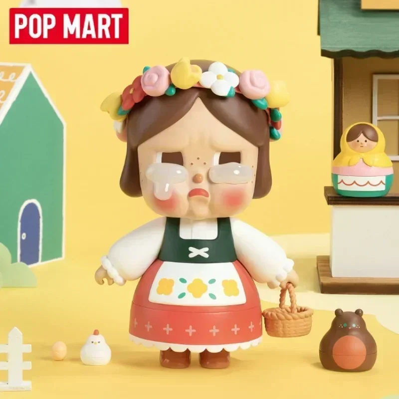 POP MART CRYBABY 'My Russian Series' Kawaii Anime Blind Box Action Figure - Surprise Mystery Doll Collection for Girls