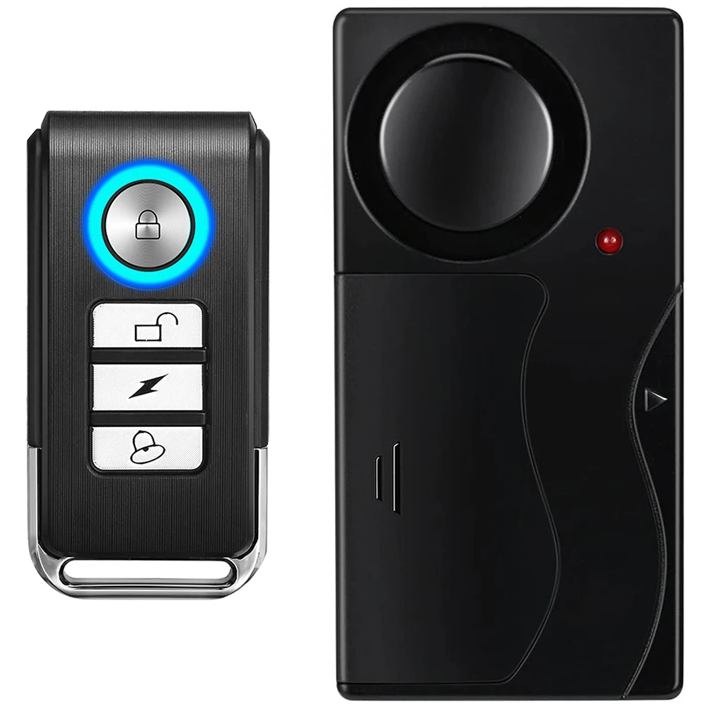 Rockbye Draadloos Trillingsalarm 110 Db Anti-Diefstal Fiets Motorfiets Alarm Met Afstandsbediening Fiets Beveiligingssensorsysteem