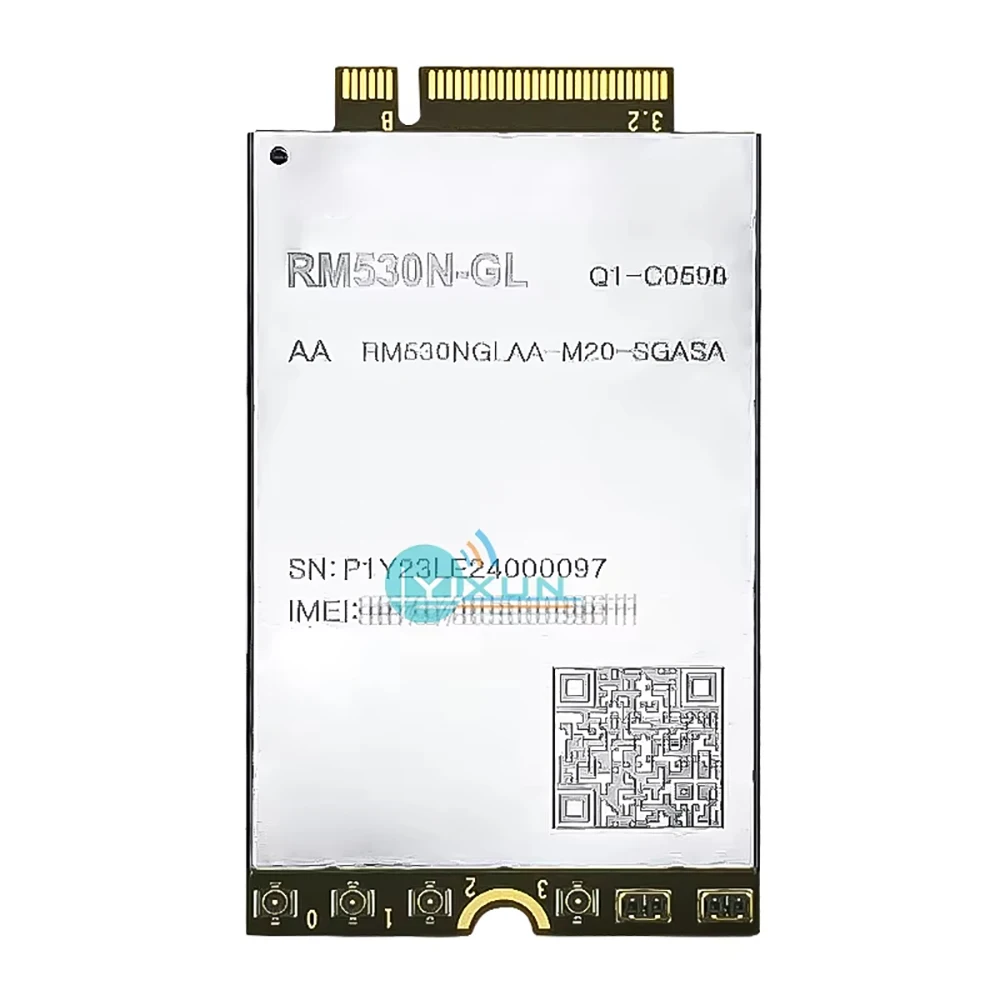 RM530N-GL 5G 4G 3G LTE-A Multi-mode Sub-6G MmWave M.2 Module Multi-constellation GNSS Receiver 3GPP R16 4.5Gbps