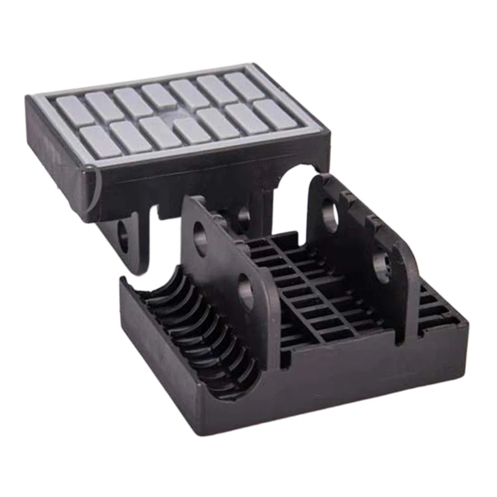 Replacement Part Conveyance Block Chain Pad Black Nylon Rubber 62 80 18 millimeter for HOMAG Edge Banding Machine