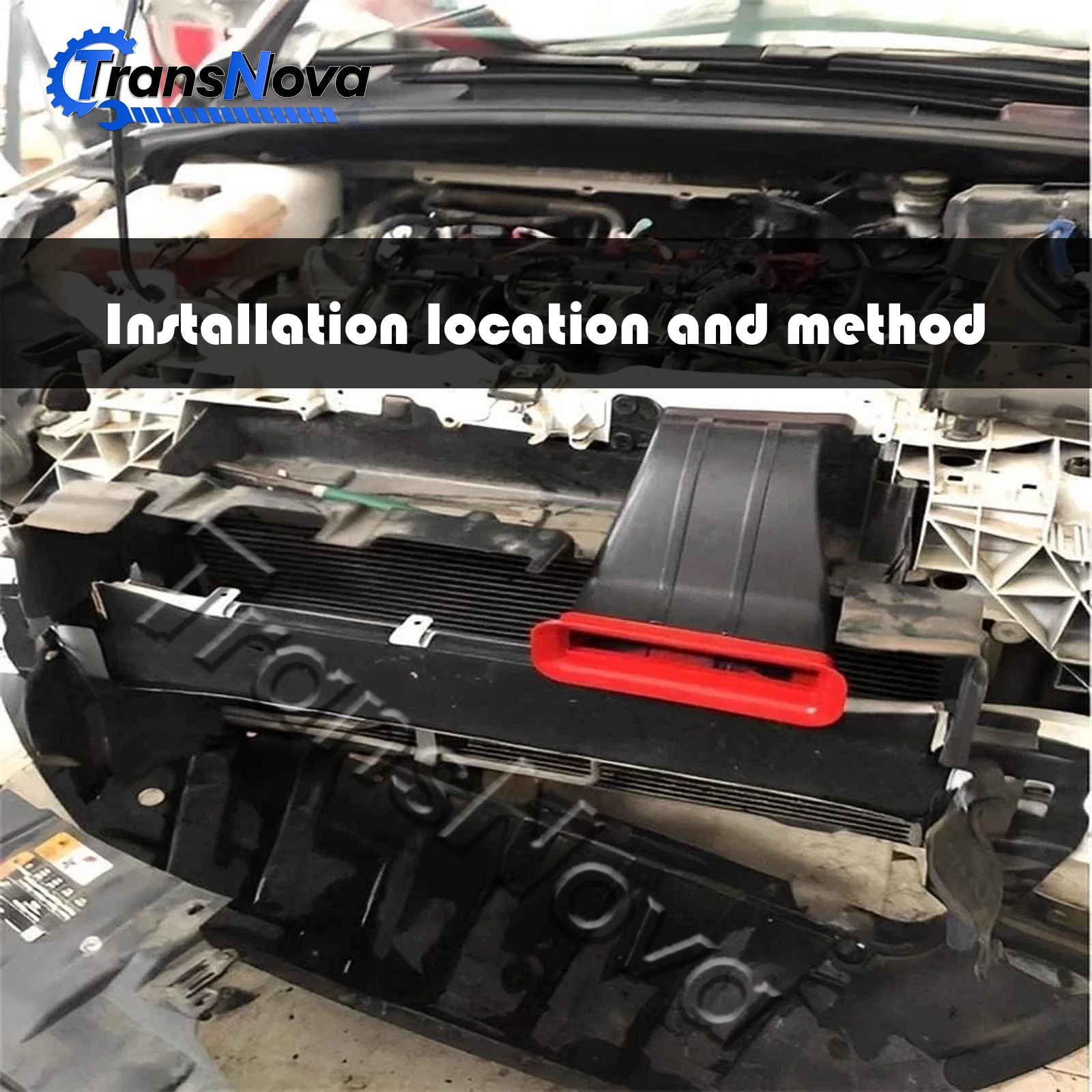 Verstärkter Lufteinlass für Ford Focus 2012-2018 ABS Auto-Lufteinlass-Schnorchel-Modifikation Tuyere US Autozubehör) – Detail 4