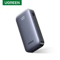 UGREEN Portable Mini 30W Power Bank ABS Material Type C Dual USB A 10000mAh Battery Capacity for iPhone Samsung Xiaomi