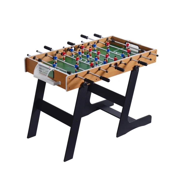 Classic Portable Mini Soccer Table Wooden Foosball Competition for Kids and Adults Indoor Entertainment Games