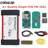A+ Quality Single Board Multidiag pro+ Bluetooth V4.3 FW 3201 1PCB TCS Pro New VCI V2021.11 OBD2 Car Truck Diagnostic Scanner