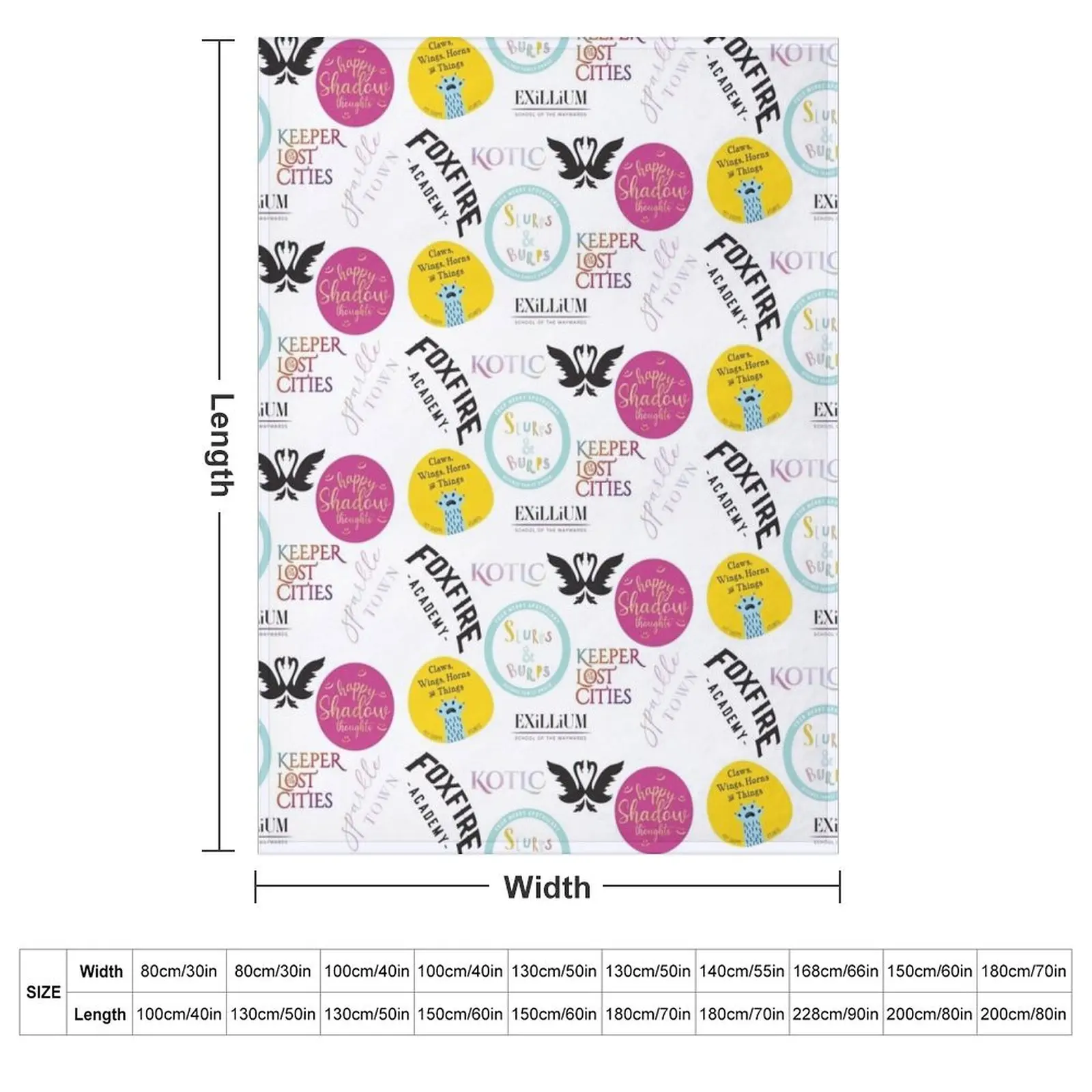Keeper of the Lost Cities Throw Blanket Sofa Quilt Furrys Soft Plush Plaid Multi-Purpose Camping Thermals For Travel Blankets