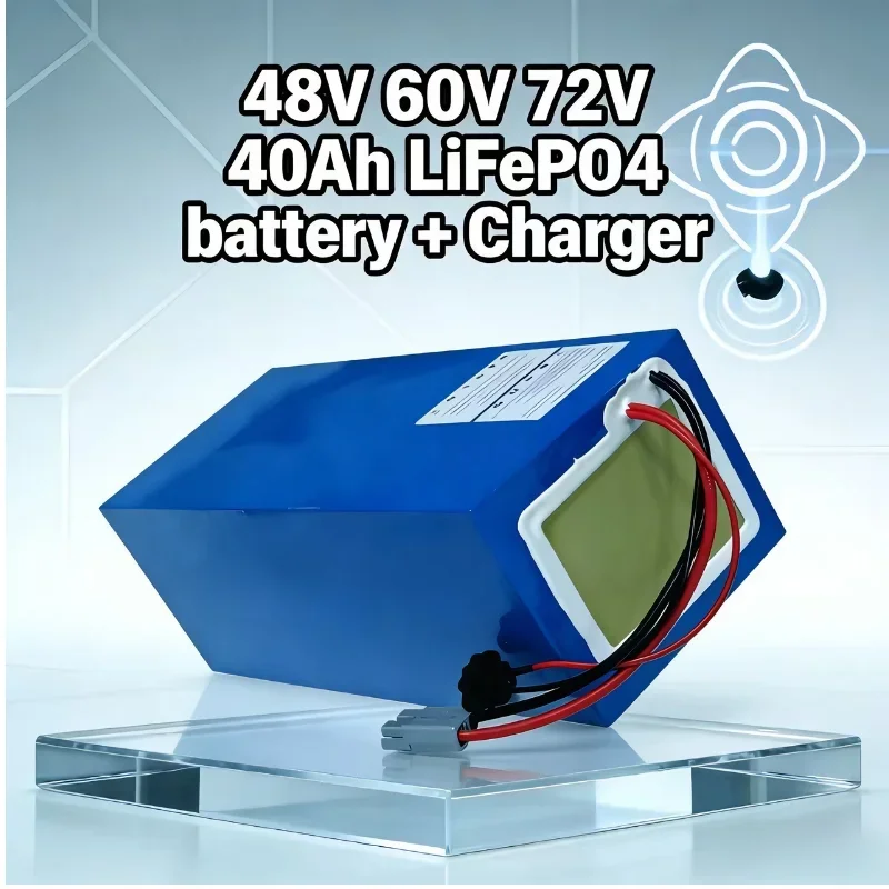 

High Power 48V/60V/72V 40Ah LiFePO4 Battery | 16S BMS | For E-Scooter, Go-Kart, Tricycle, E-Bike
