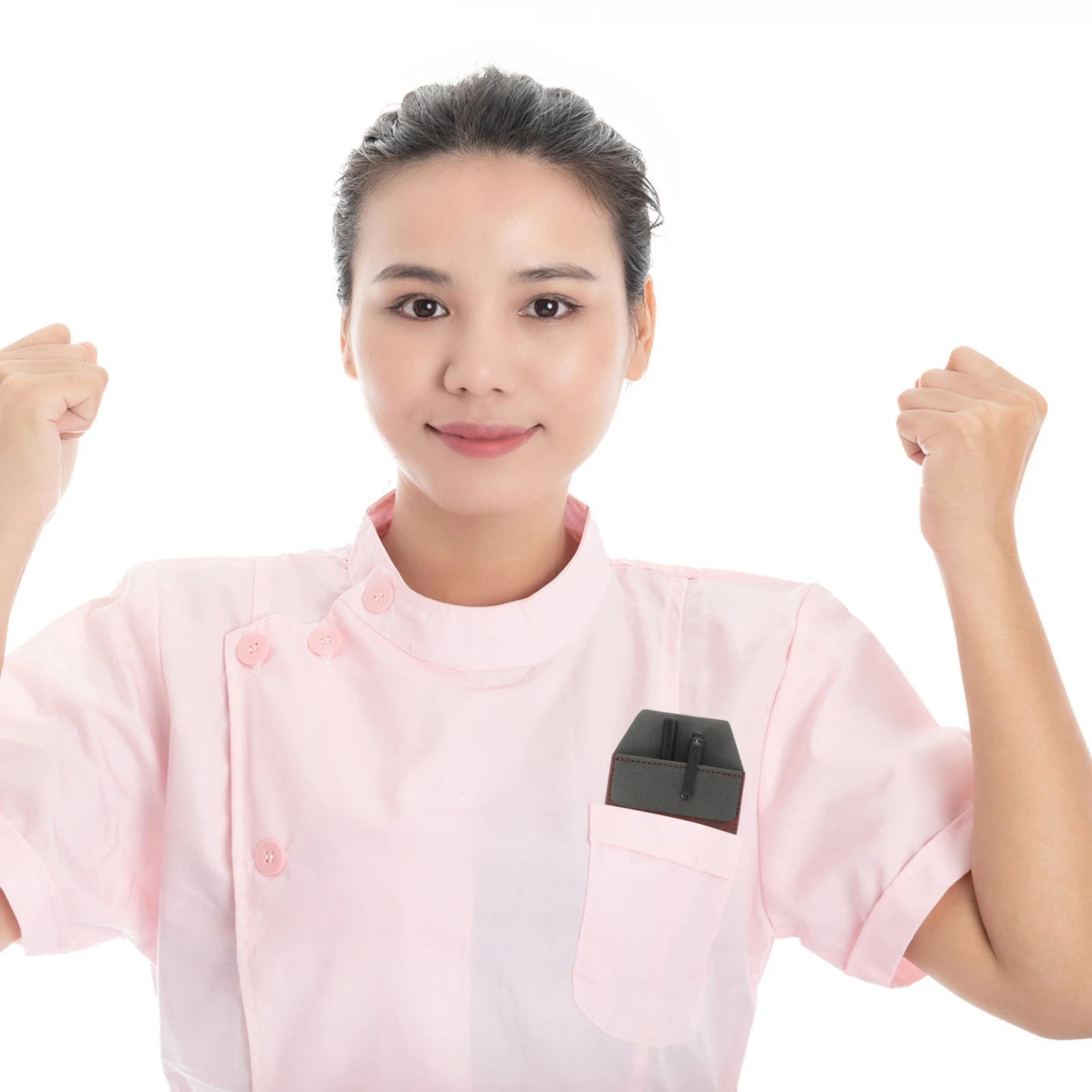 

Pen Bag Insert Cover PU Coat Pocket Anti leakage Nurse ganizer Supplies Pencil Case Hospital Accessory