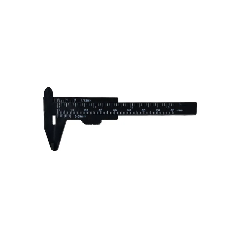 0–150/0–80 mm Kunststoff-Messschieber, Mini-Doppelskala, Lineale, Messlineal, Innentiefe, Durchmesser – Detail 10