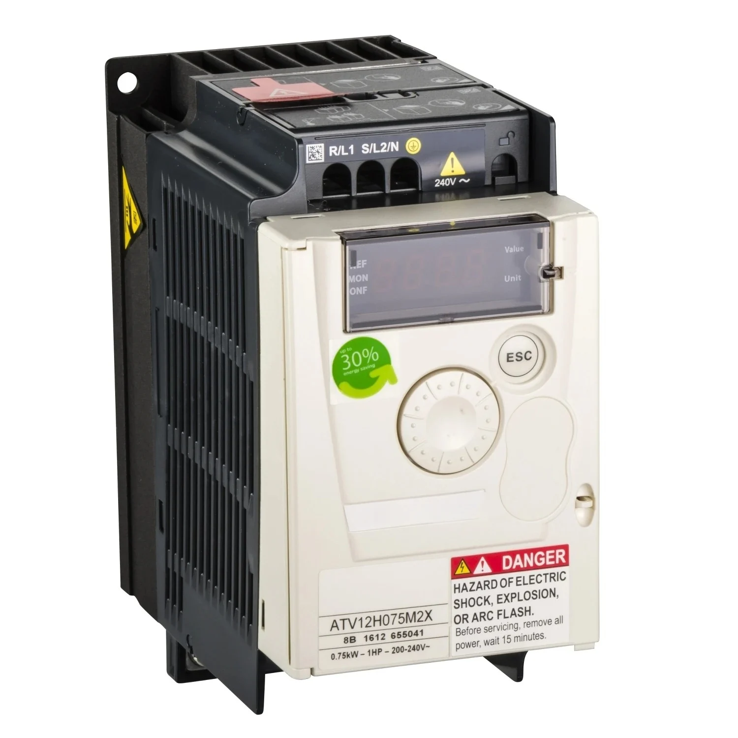 Frequency converter ATV12H075M2X ATV-12H075M2X variable speed drive ATV12 - 0.75kW - 240V - 1ph
