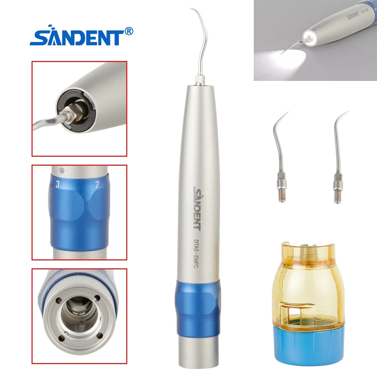 Dental Air Scaler Handpiece Sonic L Fiber Optic fit for KAVO MULTIflex Quick Coupler Coupling