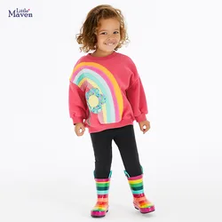 New Long sleeved Girls' Set Cartoon Cute Girls' Wear Autumn Children's Set